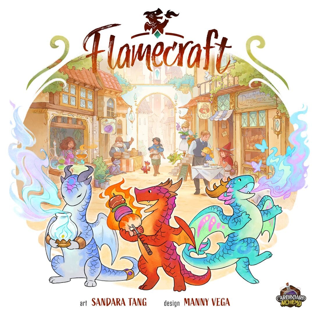 Flamecraft Deluxe Board Games Cardboard Alchemy