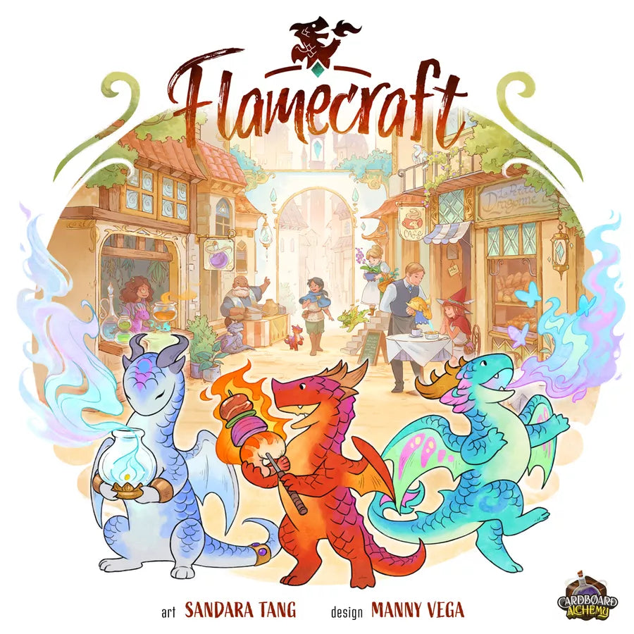 Flamecraft Retail Board Games Cardboard Alchemy