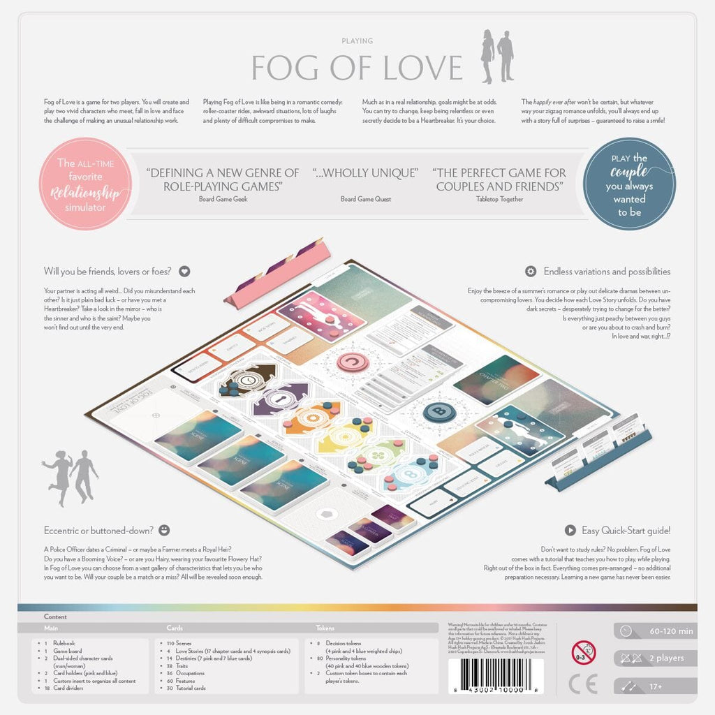 Fog of Love Board Games Hush Hush Projects