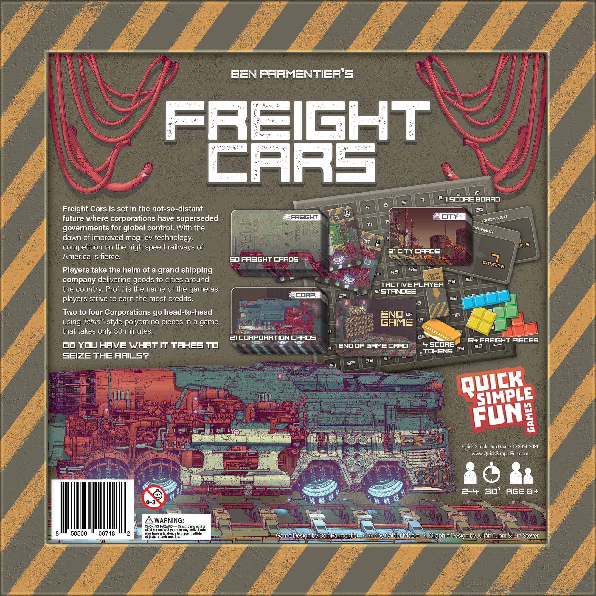 Freight Cars Board Games Quick Simple Fun Games