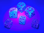 Gemini® 12mm d6 Gel Green-Pink/blue Luminary™ Dice Block™ (36 dice) Dice Sets & Games CHESSEX