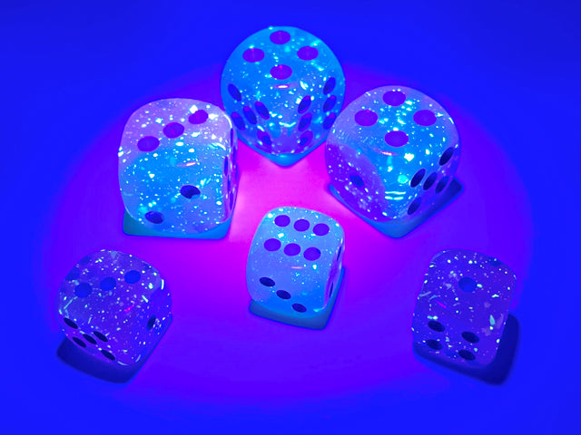 Gemini® 12mm d6 Gel Green-Pink/blue Luminary™ Dice Block™ (36 dice) Dice Sets & Games CHESSEX