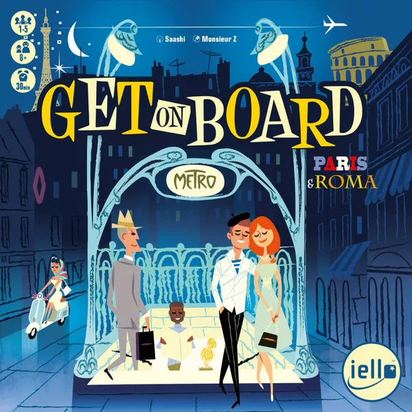 Get on Board: Paris & Roma Board Games Iello