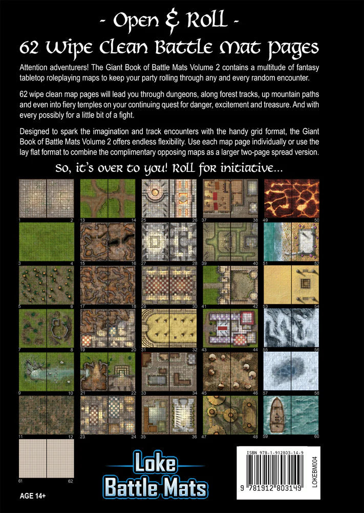 Giant Book of Battle Mats Volume 2 RPG Loke