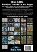 Giant Book of CyberPunk Battle Mats - 12x16" A3 RPG Loke 
