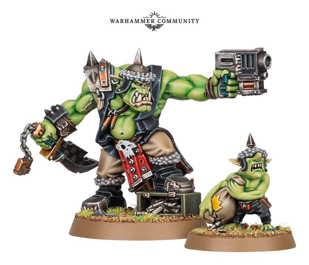 Gorzag Gitstompa and Nikkit Miniatures Games Workshop