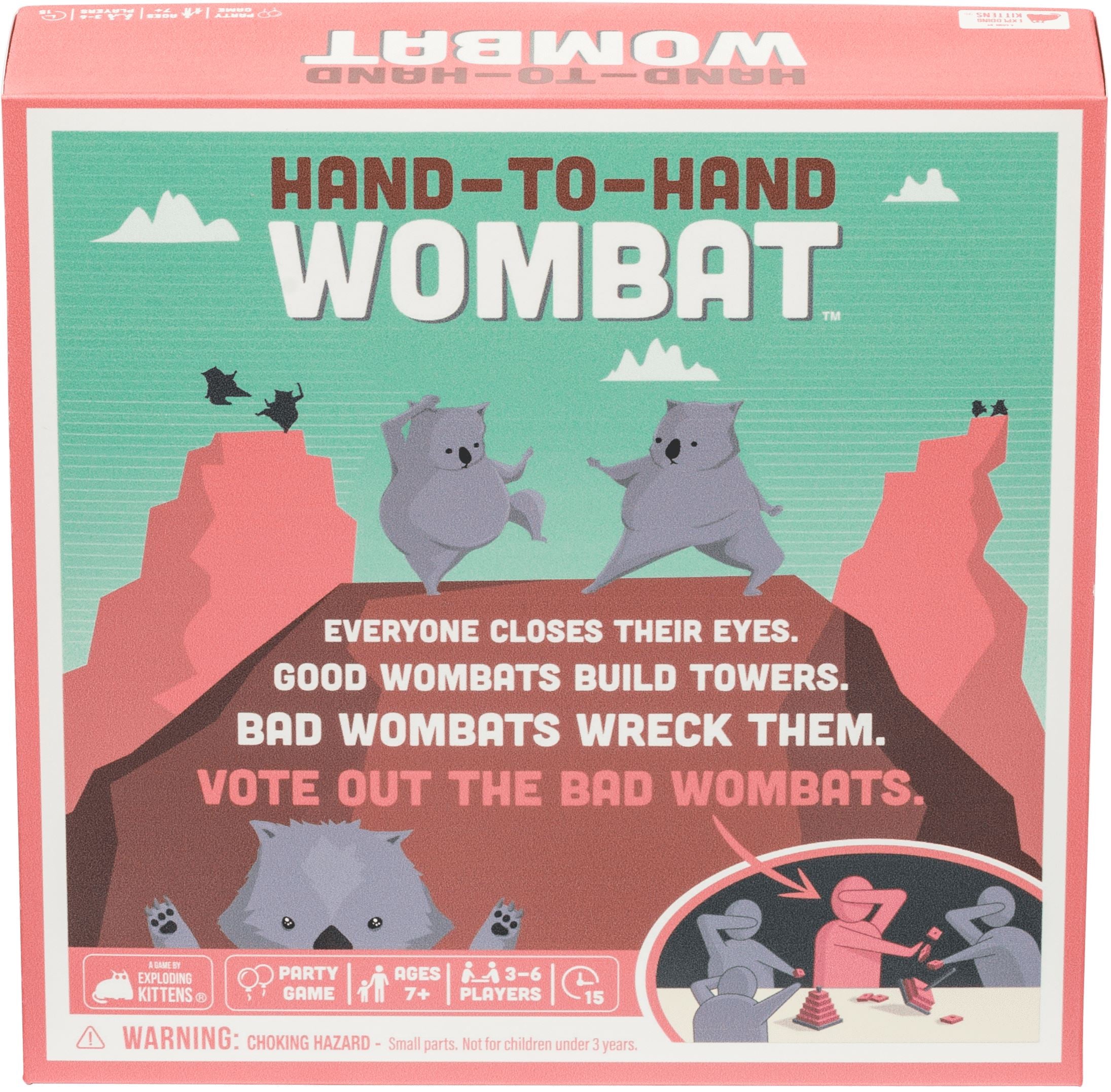 Hand-to-Hand Wombat Board Games Exploding Kittens