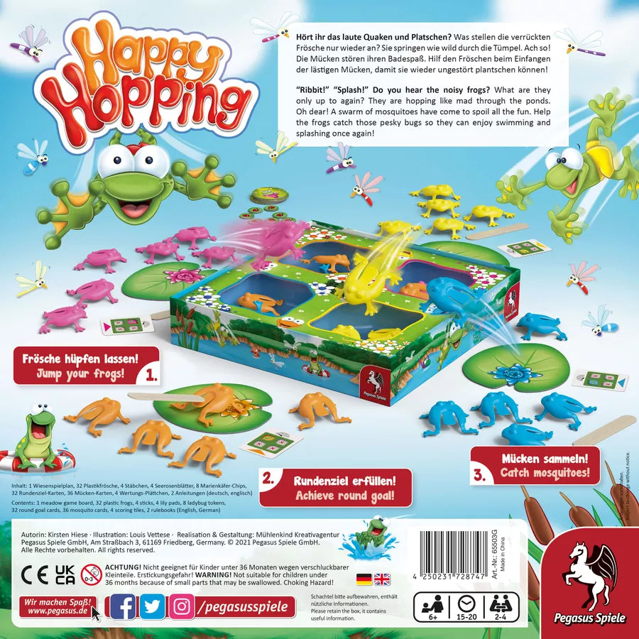 Happy Hopping Board Games Pegasus Spiele
