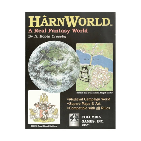 Harn World A Real Fantasy World #5001 RPG Columbia Games 