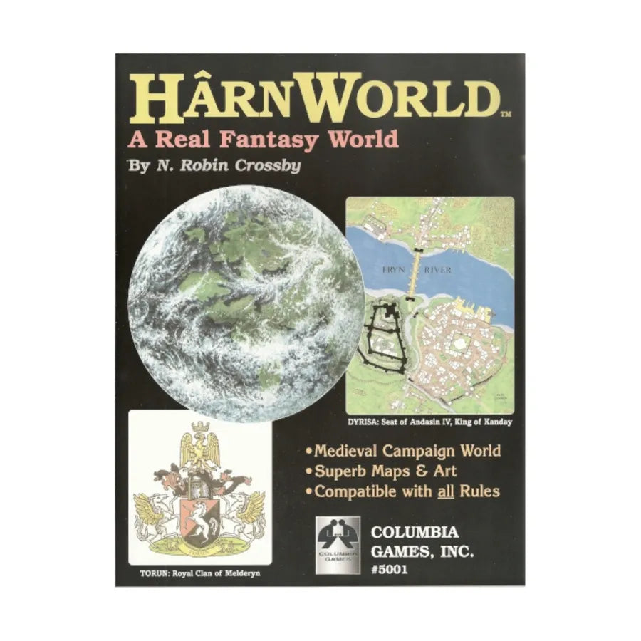 Harn World A Real Fantasy World #5001 RPG Columbia Games