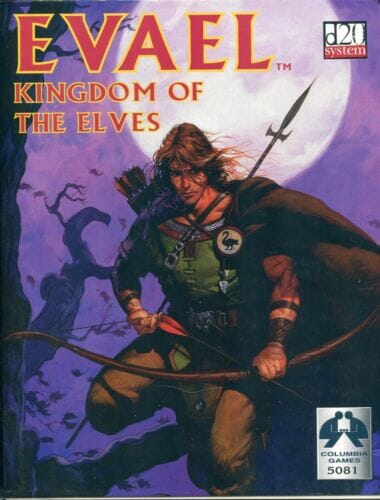 Harn World Evael Kingdom of the Elves #5081 RPG Columbia Games 