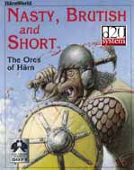 Harn World Nasty, Brutish and Short #5071 RPG Columbia Games 