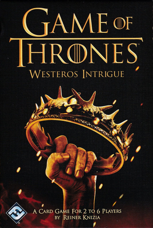 HBO Game of Thrones: Westeros Intrigue Board Games FFG 