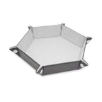 Hexagon Dice Tray Supplies BCW White