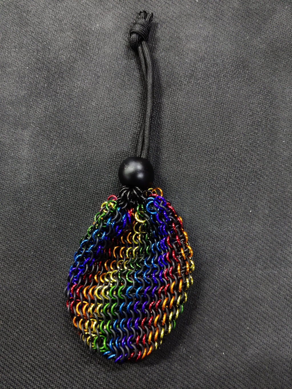 Home Crafted Rainbow Ring Dice Bag Dice Battlefield Bangkok