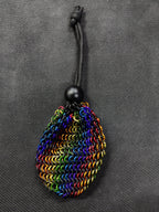 Home Crafted Rainbow Ring Dice Bag Dice Battlefield Bangkok