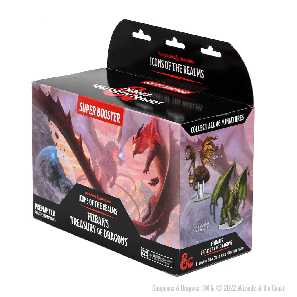 Icons of the Realms: Fizban's Treasury of Dragons Super Booster Miniatures Wizkids
