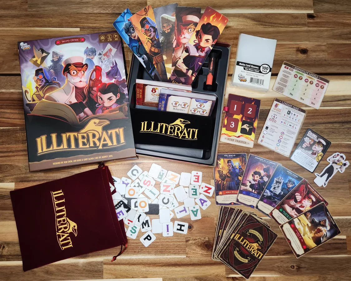 Illiterati Deluxe Edition Board Games Gap Closer Games