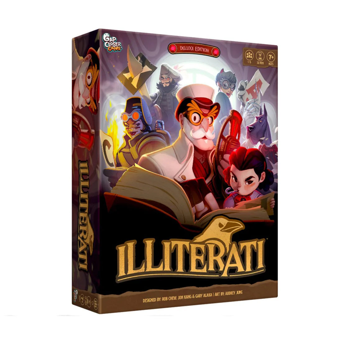Illiterati Deluxe Edition Board Games Gap Closer Games