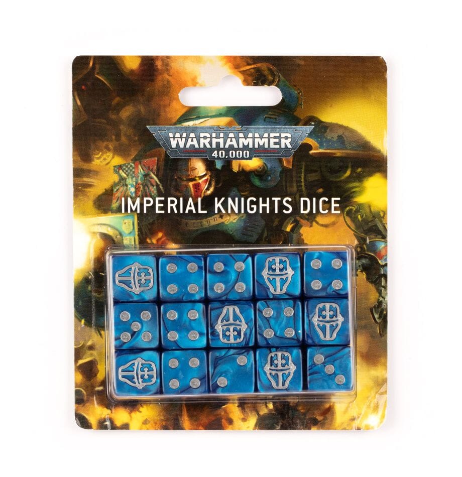 Imperial Knights Dice Set Dice Games Workshop