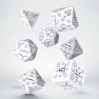 Japanese Dice Set Dice Sets & Games Q Workshop Blue Star Lotus