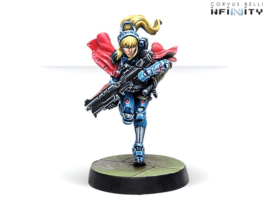Jeanne d'Arc 2.0 (Mobility Armor) (Spitfire) Miniatures Corvus Belli
