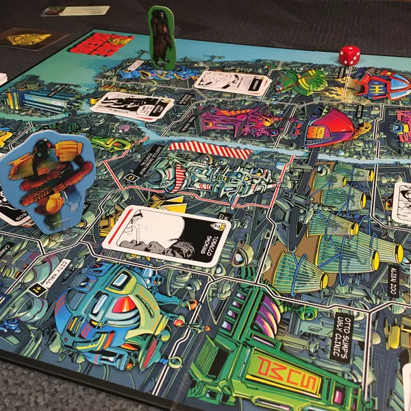 Judge Dredd: The Game of Crime-Fighting in Mega-City One Board Games Rebellion Unplugged
