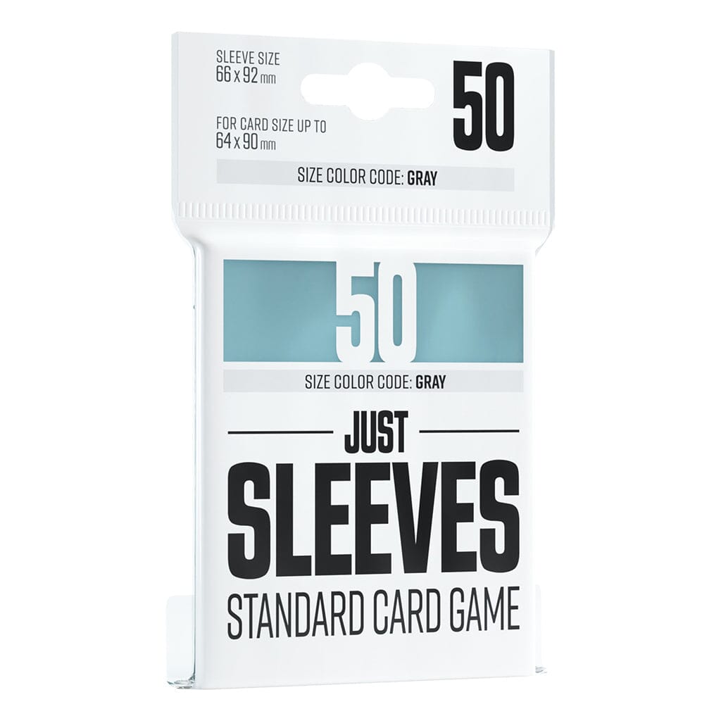Just Sleeves Standard Card Game Clear 66 x 92 MM (50 sleeves) Card Sleeves Gamegenic