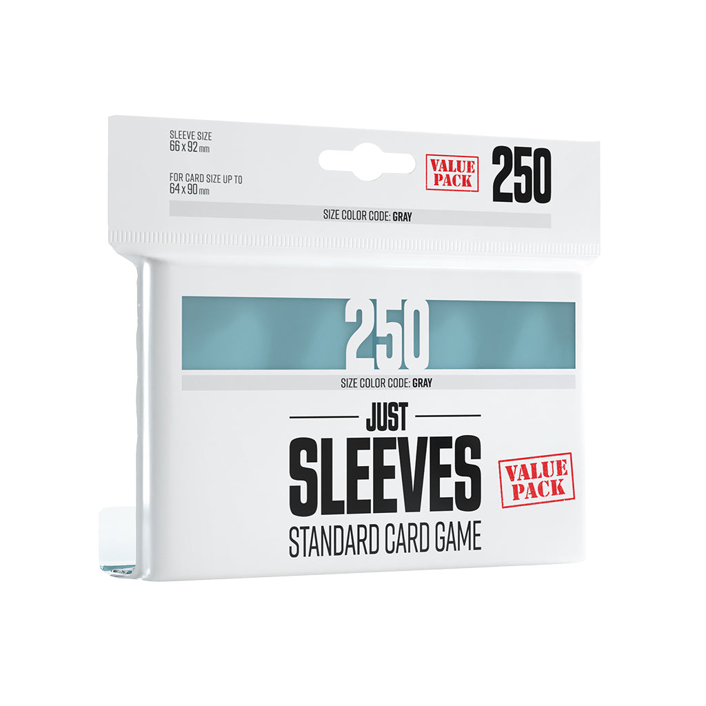 Just Sleeves Value Pack Clear 66 x 92 MM (100 Microns) Card Sleeves Gamegenic