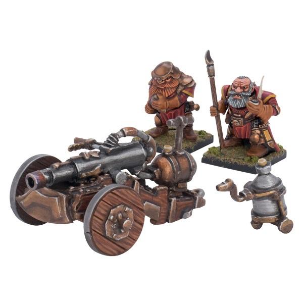Kings of War: Dwarf Flame Belcher Miniatures Mantic
