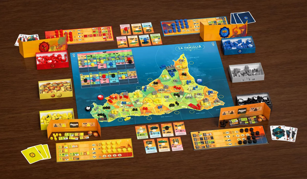 La Famiglia: The Great Mafia War Board Games CAPSTONE GAMES
