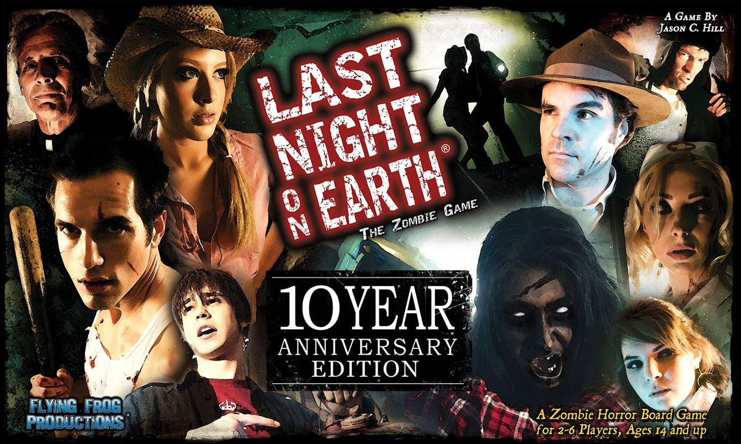 Last Night on Earth: The Zombie Game – 10 Year Anniversary Edition Board Games Flying Frog 