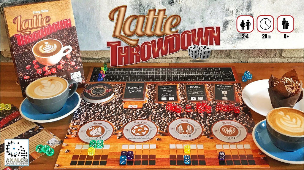Latte Throwdown Board Game Analog Game Studios