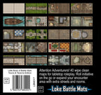 Little Book of Battle Mats - Towns & Taverns Edition 6x6" RPG Loke 