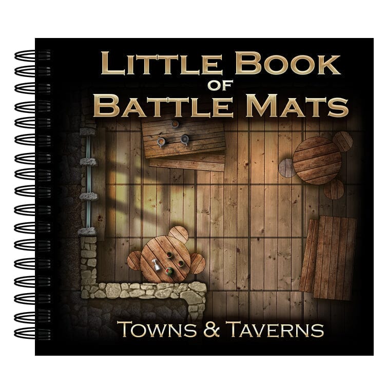 Little Book of Battle Mats - Towns & Taverns Edition 6x6" RPG Loke 