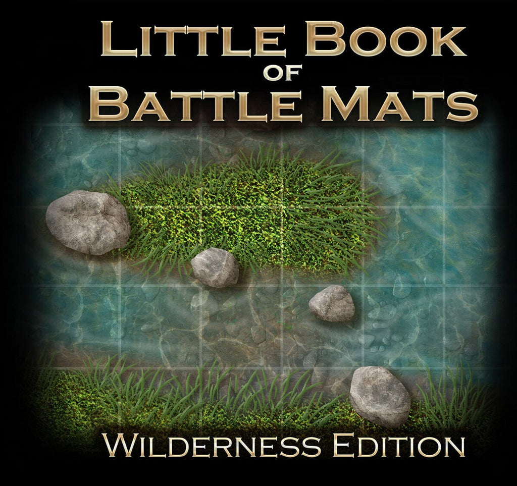 Little Book of Battle Mats - Wilderness Edition 6x6" RPG Loke 