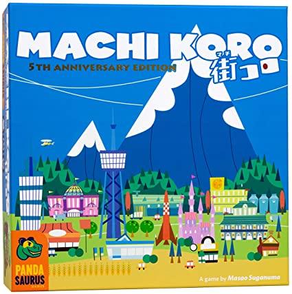 Machi Koro 5th Anniversary Edition Board Game PANDASAURUS GAMES