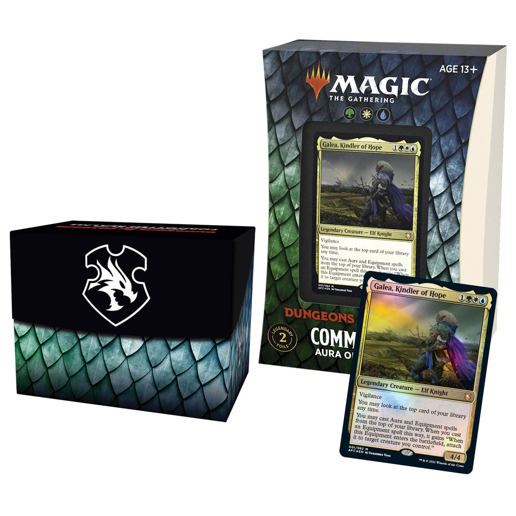 Magic the Gathering: Aura of Courage Commander Deck CCG Wizards of the Coast