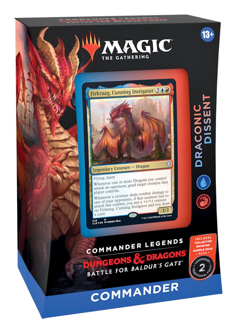 Magic the Gathering: Commander Legends: Battle for Baldur's Gate - Commander Deck CCG Wizards of the Coast Draconic Dissent