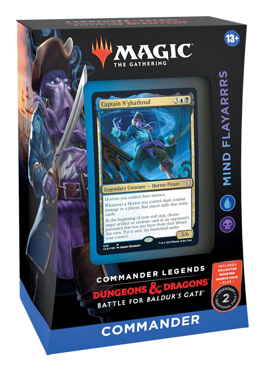 Magic the Gathering: Commander Legends: Battle for Baldur's Gate - Commander Deck CCG Wizards of the Coast Mind Flayarrrs