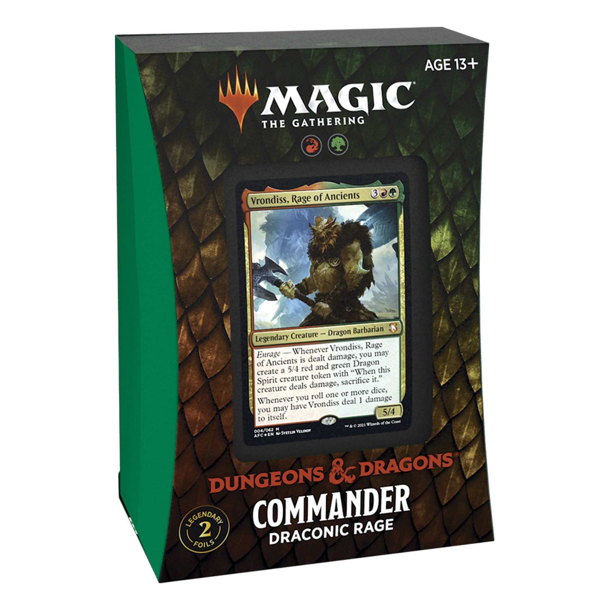 Magic the Gathering: Draconic Rage Commander Deck CCG Wizards of the Coast