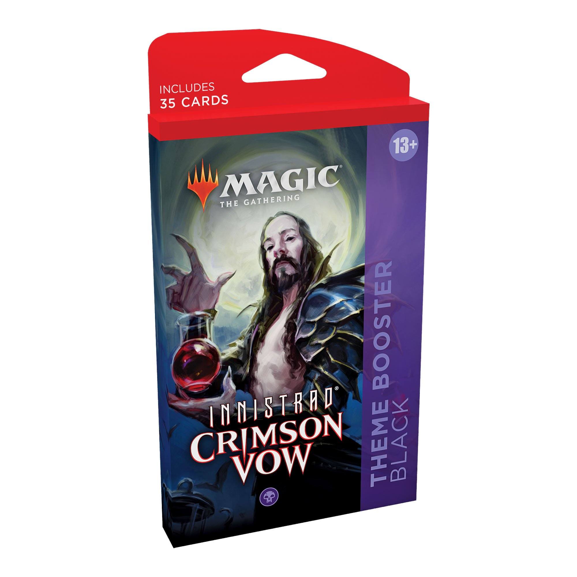 Magic the Gathering: Innistrad Crimson Vow - Theme Booster CCG Wizards of the Coast Black
