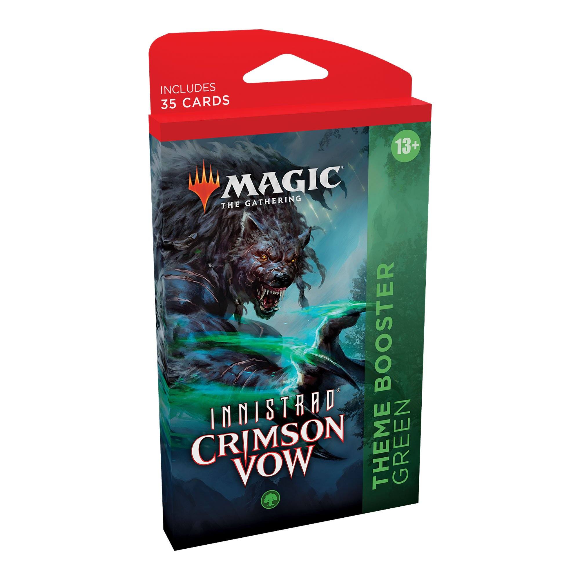 Magic the Gathering: Innistrad Crimson Vow - Theme Booster CCG Wizards of the Coast Green