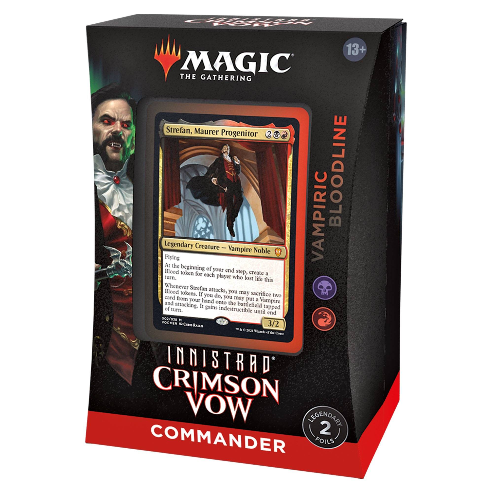Magic the Gathering: Innistrad Crimson Vow - Vampiric Bloodline Commander Deck CCG Wizards of the Coast