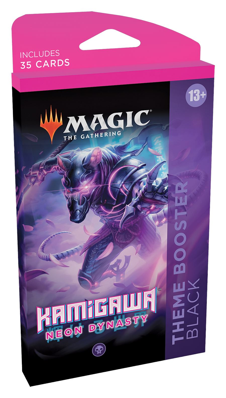 Magic the Gathering: Kamigawa Neon Dynasty - Theme Booster CCG Wizards of the Coast Black