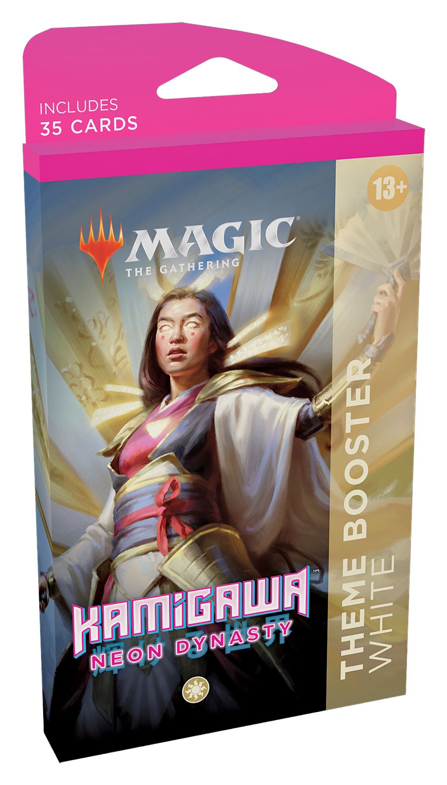 Magic the Gathering: Kamigawa Neon Dynasty - Theme Booster CCG Wizards of the Coast White