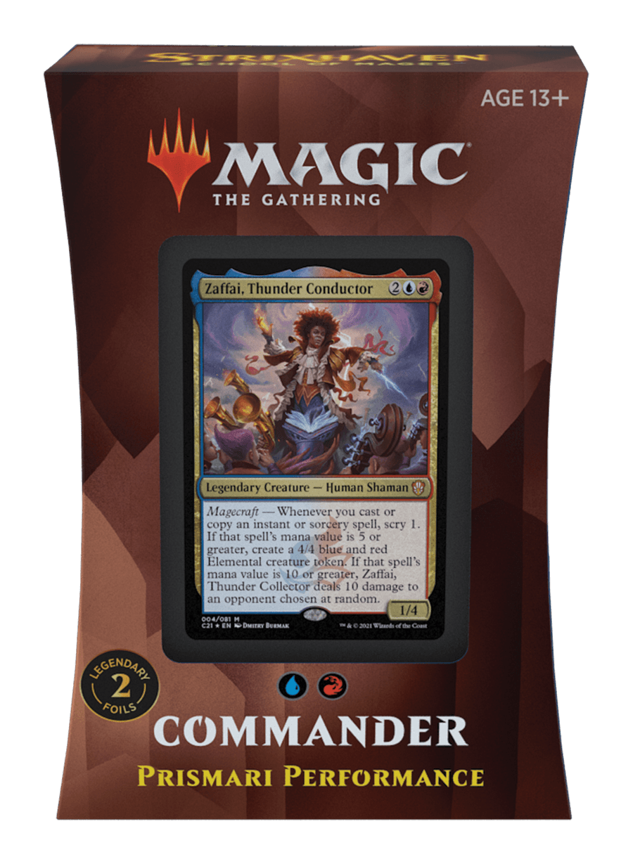 Magic the Gathering: Prismari Performance Commander Deck CCG Wizards of the Coast 
