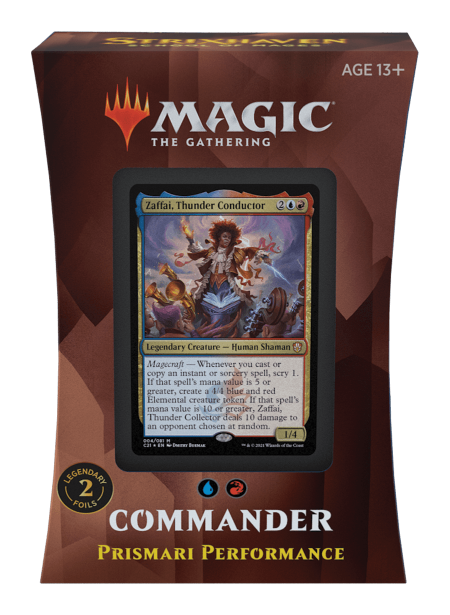 Magic the Gathering: Prismari Performance Commander Deck CCG Wizards of the Coast