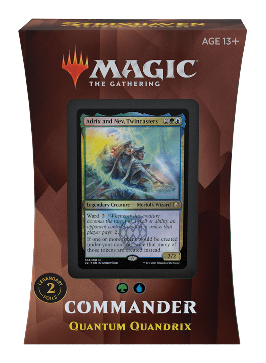 Magic the Gathering: Quantum Quandrix Commander Deck CCG Wizards of the Coast 
