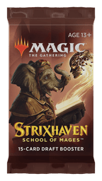 Magic The Gathering Strixhaven Draft Booster CCG Wizards of the Coast
